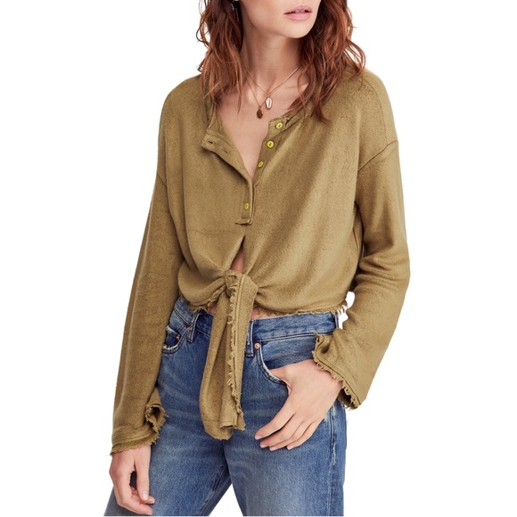 Free People Emma's Henley Top - Picture 12 of 12